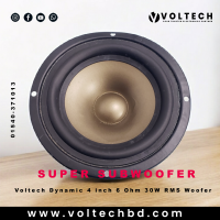 Voltech Dynamic 4" Woofer – 6 Ohm 30W RMS | Compact Yet Powerful Bass Driver